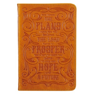 For I Know the Plans Leather Journal (Genuine Leather)