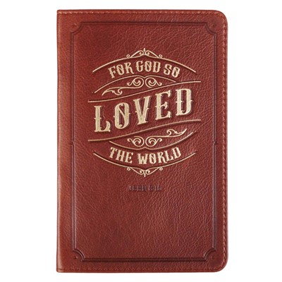 John 3:16 Leather Journal (Genuine Leather)