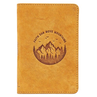 Mountains Pocket-Size Leather Journal (Genuine Leather)