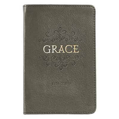 Grace Pocket-Size Leather Journal (Genuine Leather)