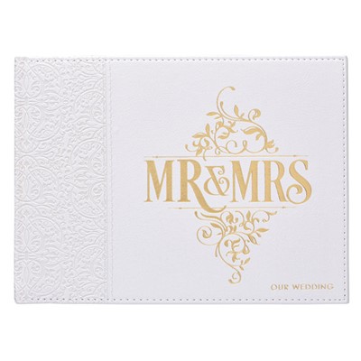 Mr & Mrs Guest Book (Imitation Leather)