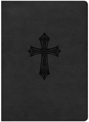 HCSB Gospel Project Bible, Black Cross Leathertouch (Imitation Leather)