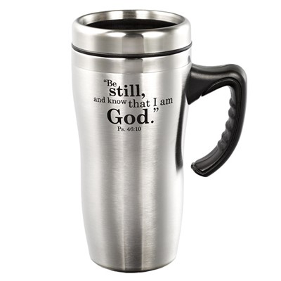 Psalm 46:10 Stainless Steel Mug with Handle (General Merchandise)