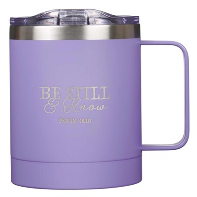 Be Still Stainless Steel Camp Style Mug (General Merchandise)