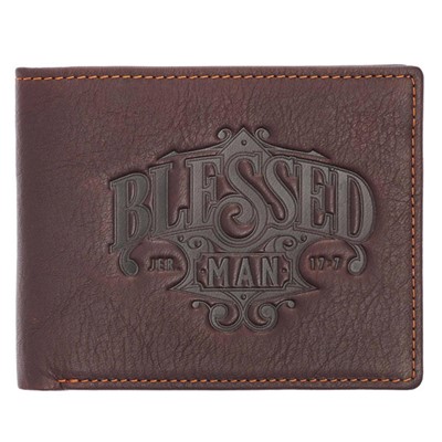 Blessed Man Leather Wallet (General Merchandise)