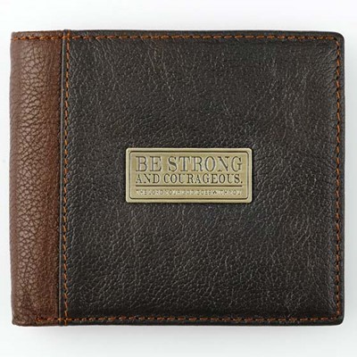 Be Strong Brown Leather Wallet (General Merchandise)
