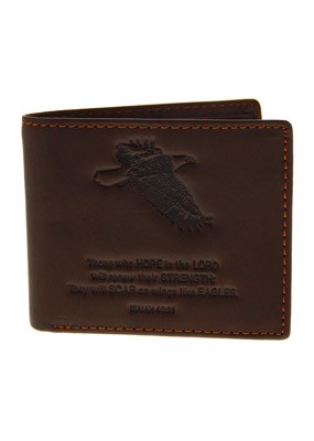 Isaiah 40:31 Leather Wallet (General Merchandise)