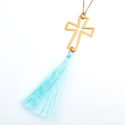 Cross Tassel Necklace (General Merchandise)