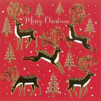 Christmas Cards: Deer (Pack of 4) (Cards)