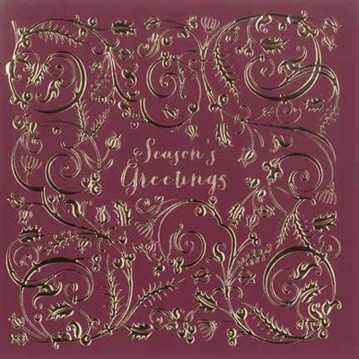 Christmas Cards: Seasons Greetings (Pack of 4) (Cards)