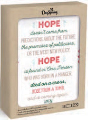 Christmas Boxed Cards: Hope (Pack of 18) (Cards)