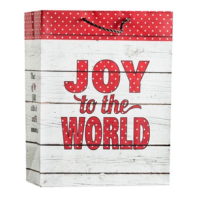 Christmas Value Gift Bag: Joy To The World - Large Size (General Merchandise)