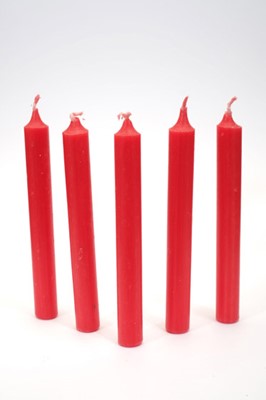 Christingle Candle - Red - 4.5