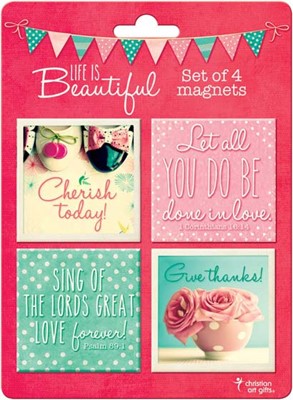 Life is Beautiful Magnetic Set (Magnet)