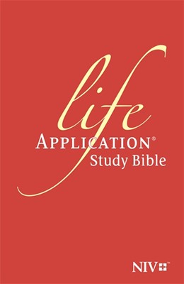 NIV Life Application Study Bible (Anglicised) Black (Flexiback)