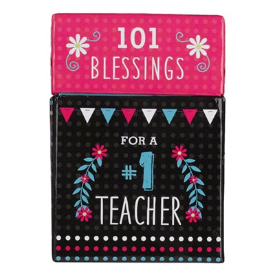 101 Blessings for a #1 Teacher (Cards)