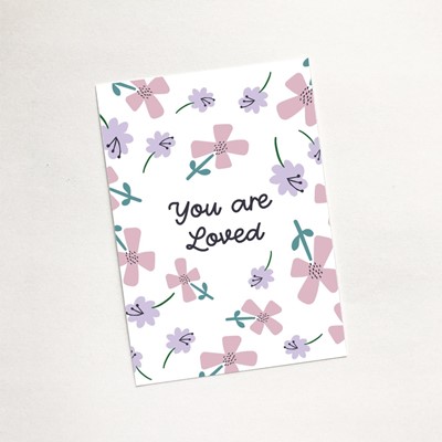 You are Loved (Petals) - Mini Card (Cards)
