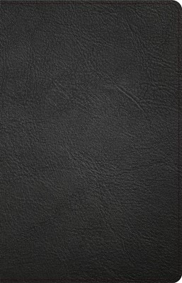 CSB Thinline Reference Bible, Black Genuine Leather (Genuine Leather)