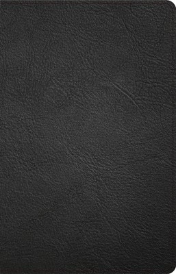 CSB Thinline Bible, Black Genuine Leather (Genuine Leather)