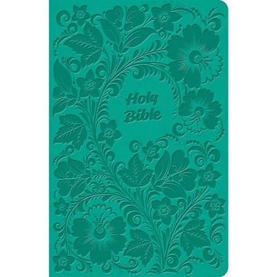 CSB Thinline Bible, Teal LeatherTouch, Value Edition (Imitation Leather)