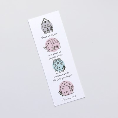 Peace Be To Your House (Scandi Home) Bookmark (Bookmark)