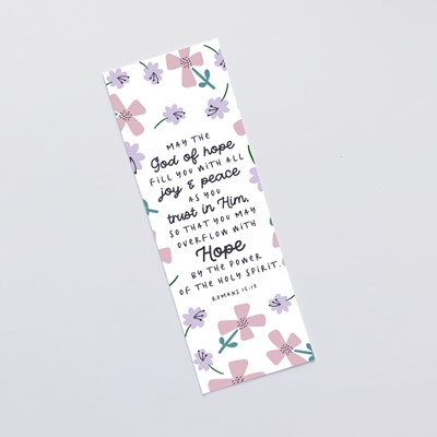 May The God Of Hope (Petals) Bookmark (Bookmark)