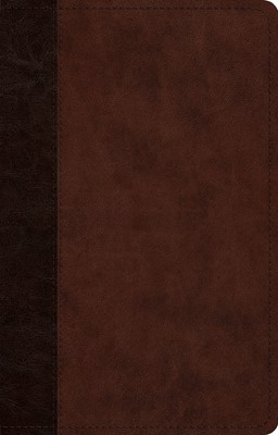 ESV Large Print Thinline Reference Bible (Cover A) (Genuine Leather)