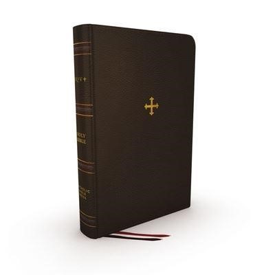 NRSV Catholic Bible Thinline Edition, Brown (Genuine Leather)