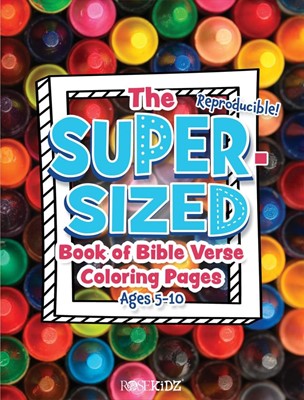 The Super-Sized Book of Bible Verse Coloring Pages (Paperback)