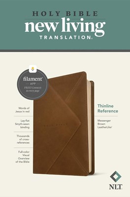 NLT Thinline Reference Bible, Filament Enabled Edition (Leat (Imitation Leather)