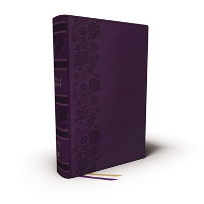 NKJV Single-Column Wide-Margin Reference Bible, Purple (Imitation Leather)