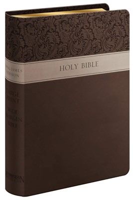 KJV Large Print Wide Margin Bible (Imitation Leather)