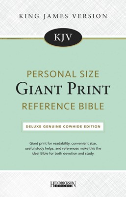 KJV Personal Size Giant Print Reference Bible Black (Imitation Leather)