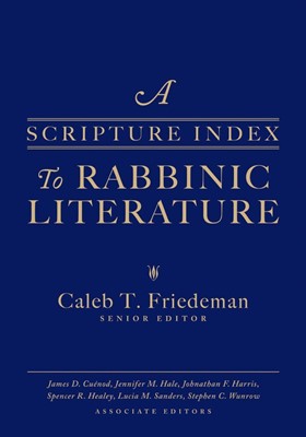 Scripture Index to Rabbinic Literature, A (Hard Cover)