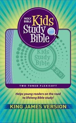 KJV Kids Study Bible Flex Purple and Green IMPRINTABLE (Imitation Leather)
