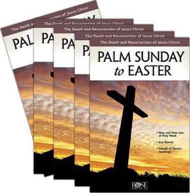 Palm Sunday to Easter (pack of 5) (Paperback)