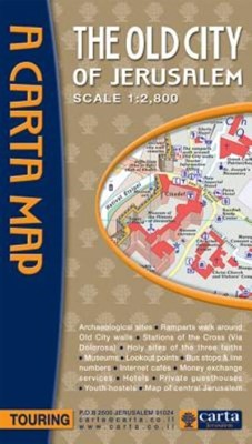 Old City of Jerusalem Map (Other Book Format)