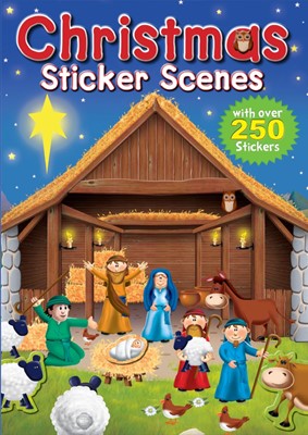 Christmas Sticker Scenes (Paperback)