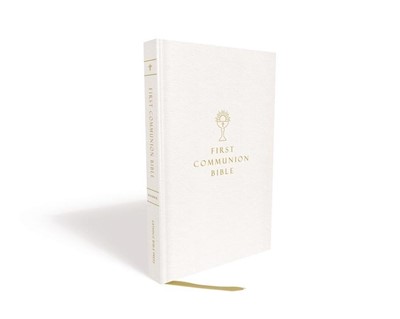 NABRE Catholic Bible, First Communion Bible, White (Hard Cover)
