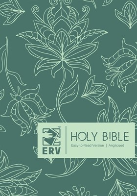 ERV Holy Bible, Floral, Anglicized (Hard Cover)