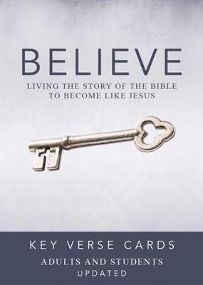 Believe Key Verse Cards: Adult/Student (General Merchandise)