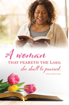 Woman that Feareth the Lord Bulletin (pack of 100), A (Bulletin)