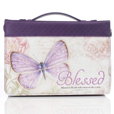 Blessed Butterfly Fashion Bible Cover, Medium (Bible Case)