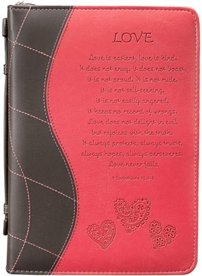1 Corinthians 13 Pink Bible Case, Large (Bible Case)