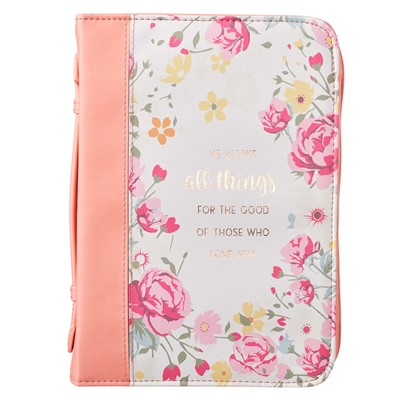 All Things Floral Bible Case, Large (Bible Case)