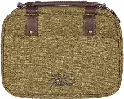 Hope and a Future Canvas Classic Bible Cover, Large (Bible Case)