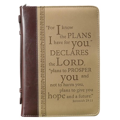I Know The Plans Classic Bible Case, Large (Bible Case)