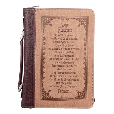 Our Father Classic Bible Case, Large (Bible Case)