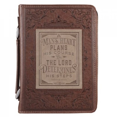 Man's Heart Classic Bible Case, Large (Bible Case)