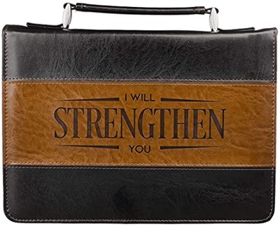 I Will Strengthen You Classic Bible Case, Medium (Bible Case)